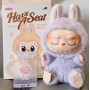 Мягкая подвесная игрушка Лабубу 15см Фиолетовый Pop Mart Labubu Art The Monsters плюшевый брелок
