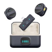 Беспроводной Микрофон SX21 2+1 Петличный для телефона Android, iPhone, Автоматическое шумоподавление, ANC,