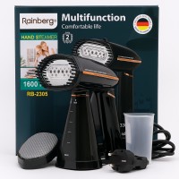 Відпарювач вертикальний для одягу Rainberg RB-2305 1600 Вт Пароочисник для штор і постільної білизни