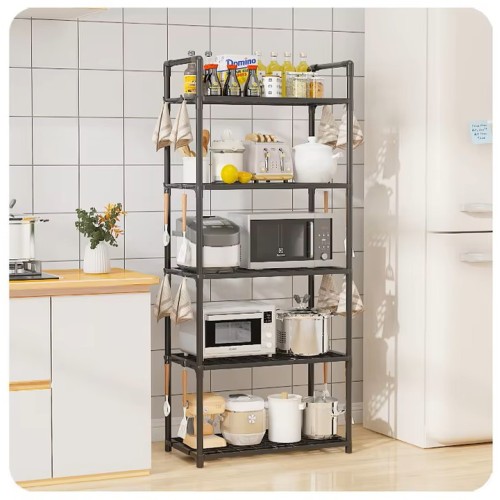 Полиця стелаж для кухні підлогова на 5 ярусів 50х170х30 см Storage rack XL-1330