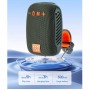Портативная Bluetooth колонка TG392 5W с велокреплением радио Темно-зеленая