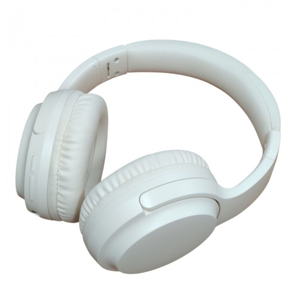 Беспроводные накладные наушники Borofone BO25 Bluetooth V5.3, разъемом AUX Type-C Бежевые