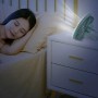Портативний вентилятор акумуляторний із кільцевою лампою Breeze Silent Fan бездротовий, 3 режими, регулювання
