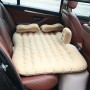 Автомобільний надувний матрац 132x80x15 см Car Travel Bed бежевого кольору для заднього сидіння