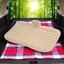 Автомобільний надувний матрац 132x80x15 см Car Travel Bed бежевого кольору для заднього сидіння