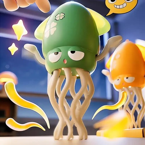 Музыкальный осьминог интерактивная игрушка Tummy Time Octopus Танцующий Осьминог