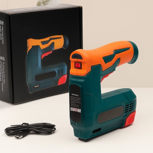 Бездротовий цвяхозабивач-степлер 2-в-1 Cordless Nailer Stapler 21 в 1, акумуляторний