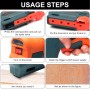 Бездротовий цвяхозабивач-степлер 2-в-1 Cordless Nailer Stapler 21 в 1, акумуляторний