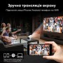Професійний смарт-проєктор Andowl PR80 4K Ultra HD Pro з WIFI-відеоректор для дому та офісу портативний