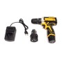 Набір шурупокрут акумуляторний із насадками screw driver sets yellow 12v Повний комплект у валізі!