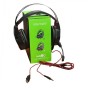 Игровые проводные наушники IMENSO IMS-E1007 RGB USB+3.5 Красные