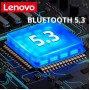 Беспроводные спортивные вакуумные наушники Lenovo Thinkplus GM2 Pro TWS, Bluetooth в кейсе Черные