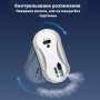 Робот на акумуляторі для миття вікон з пультом керування й автоматичним розпиленням води, 8 насадок