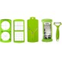 Овощерезка с насадками и контейнером 1.5 л для нарезки Nicer Dicer X3-180 29×14×12 см