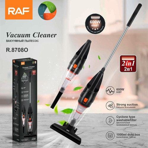 Вертикальный пылесос RAF R8708O компактный пылесос 600 Вт с фильтром HEPA