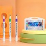 Набір яскравих акрилових маркерів Acril-48 насичених кольорів для творчості та художніх проєктів
