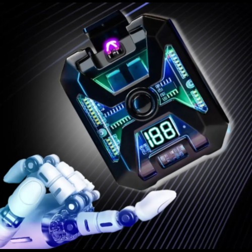 Фонарь зажигалка MULTIFUNCTIONAL D69 Li-Ion аккумулятор. индикация заряда зажигалка ЗУ Type-C