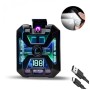 Фонарь зажигалка MULTIFUNCTIONAL D69 Li-Ion аккумулятор. индикация заряда зажигалка ЗУ Type-C