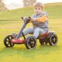 Дитячий електромобіль Go-Kart/Червоний Електрокарт з EVA колесами/Малюнок швидкість 6 км/год HL-B6