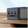 Внешний аккумулятор Power bank XO PR159 60000mAh PD22,5W + быстрая зарядка батарея зарядка Черный