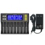 Зарядное устройство для Liitokala Lii-S8, 8 каналов, Ni-Mh/Li-ion/LiFePo4, 220V/12V, LED+LCD