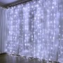 Гірлянда "Водоспад" 2х2м Гірлянда колір ламп білий 240LED гірлянда для декорації поміщений RD-081