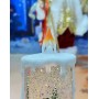 Новорічний музичний нічник-світильник XMAS wdl 23005c Музична свічка