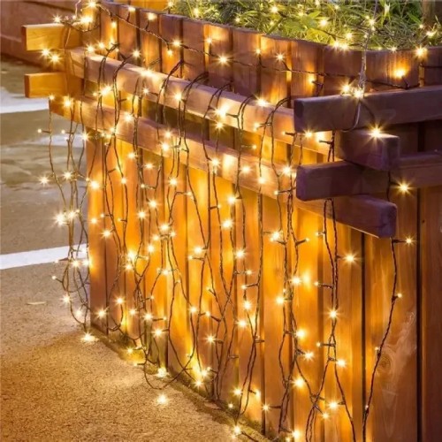 Вулична гірлянда із сонячною панеллю Лінза діод SFK-16 Водонепроникні світлодіодні лампи-гірлянда 10 м