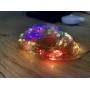 Гірлянда дріт музичний прозорий дріт USB RGB різнобарвний SF-4