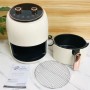 Мультипечь бытовая Rainberg RB-2318 3800 Вт Белый аэрофритюрница с антипригарной корзиной 8.5л