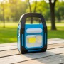Акумуляторний кемпінговий ліхтар переносний HB-9707A-1LED+COB+LED Power Bank портативний