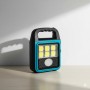 Ліхтар прожектор USB із сонячною панеллю та повербанком Solar LED light HS-8020 60 Вт водозахисту IP65