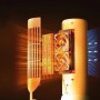 Тепловентилятор керамічний Lasko FH500 1200 Вт, кімнатний електрообігрівач дуйка для дому та офісу, захист від перегрівання