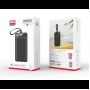 Внешний аккумулятор Power bank XO PR157 40000mAh PD22,5W + быстрая зарядка батарея зарядка Черный