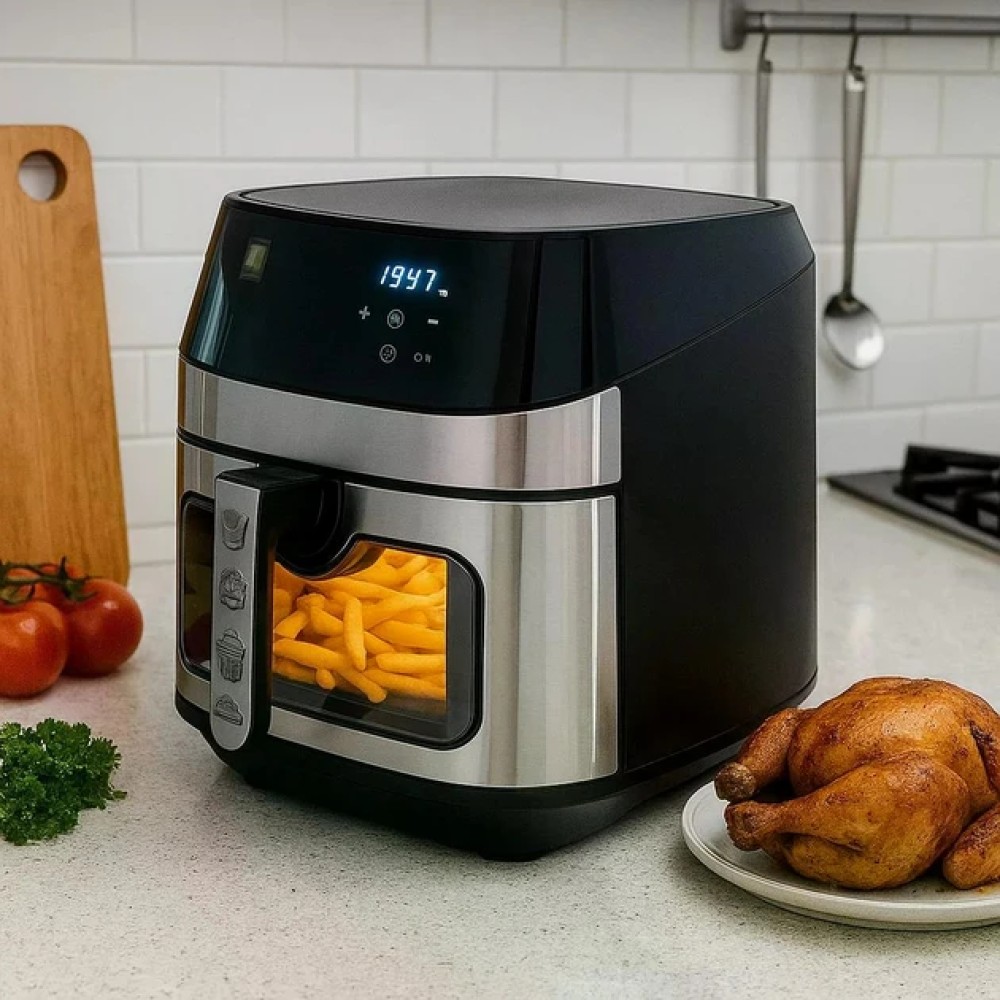Аерофритюрниця мультипечь с регулировкой температури и сенсорным управлением Domotec MS-3222 2800 Вт 12 л Аерофритюрниця мультипечь с регулировкой температури и сенсорным управлением Domotec MS-3222 2800 Вт 12 л