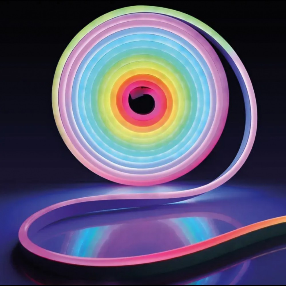 Гибкая неоновая лента RGB (3м) с Bluetooth и пультом от USB работает через приложение LotusLamp X Гибкая неоновая лента RGB (3м) с Bluetooth и пультом от USB работает через приложение LotusLamp X