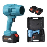 Портативна повітродувка фен на 48 V 2 АКБ Акумуляторний турбовентилятор із кейсом