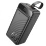Внешний аккумулятор Power bank HOCO Element J123C 60000 mAh 3USB, PD22,5W + быстрая зарядка батарея зарядка Черный Внешний аккумулятор Power bank HOCO Element J123C 60000 mAh 3USB, PD22,5W + быстрая зарядка батарея зарядка Черный