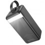 Внешний аккумулятор Power bank HOCO Element J123C 60000 mAh 3USB, PD22,5W + быстрая зарядка батарея зарядка Черный Внешний аккумулятор Power bank HOCO Element J123C 60000 mAh 3USB, PD22,5W + быстрая зарядка батарея зарядка Черный