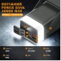 Внешний аккумулятор Power bank LENYES PX492D 40000 mAh, PD22,5W + быстрая зарядка с RGB подсветкой Черный Внешний аккумулятор Power bank LENYES PX492D 40000 mAh, PD22,5W + быстрая зарядка с RGB подсветкой Черный