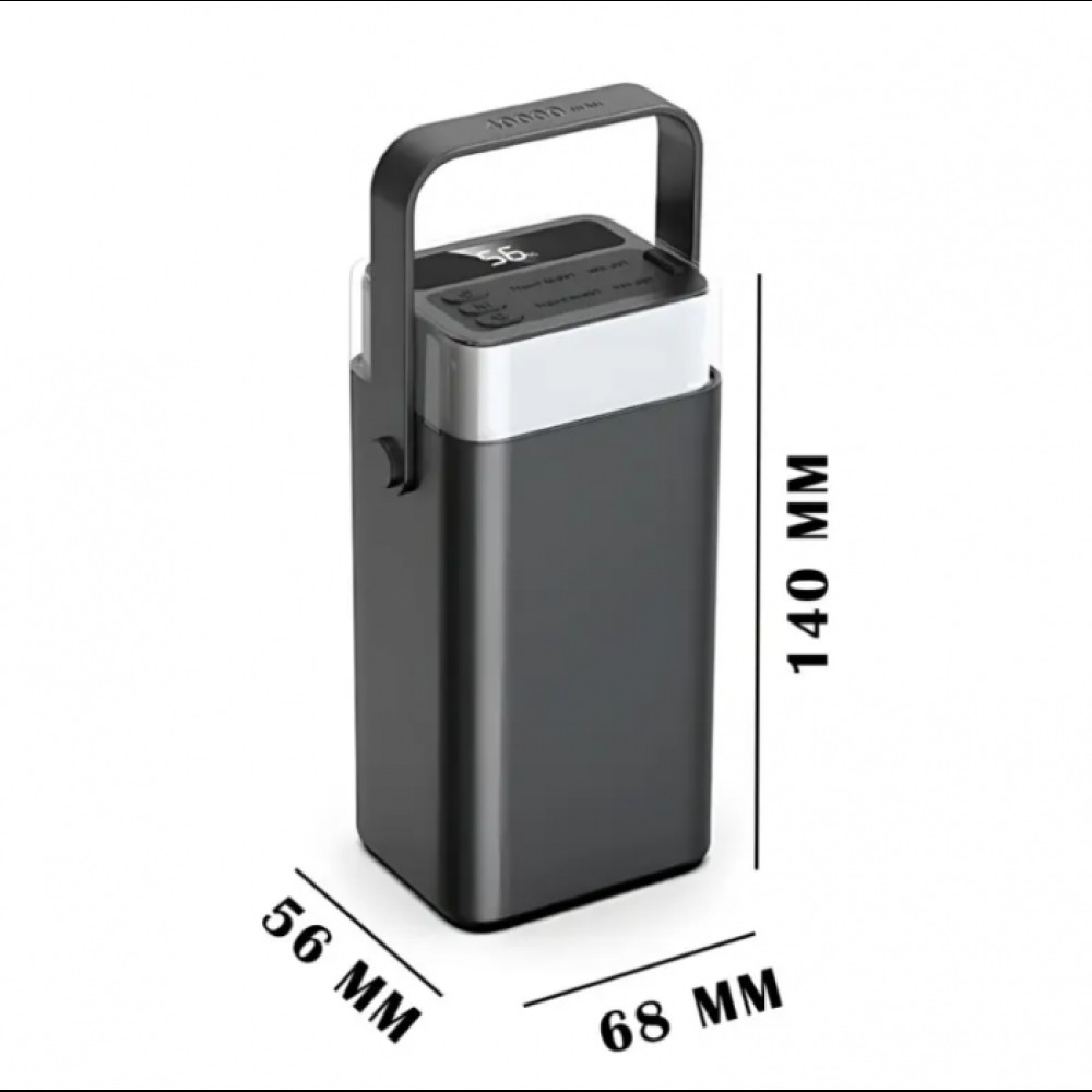 Внешний аккумулятор Power bank LENYES PX492D 40000 mAh, PD22,5W + быстрая зарядка с RGB подсветкой Черный Внешний аккумулятор Power bank LENYES PX492D 40000 mAh, PD22,5W + быстрая зарядка с RGB подсветкой Черный