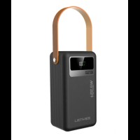 Внешний аккумулятор Power bank LENYES PX691D 60000 mAh, PD22,5W + быстрая зарядка батарея зарядка Черный
