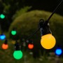 Гірлянда вулична різнобарвні кулі 5 м/10 лампочок/IP65 SFK-47