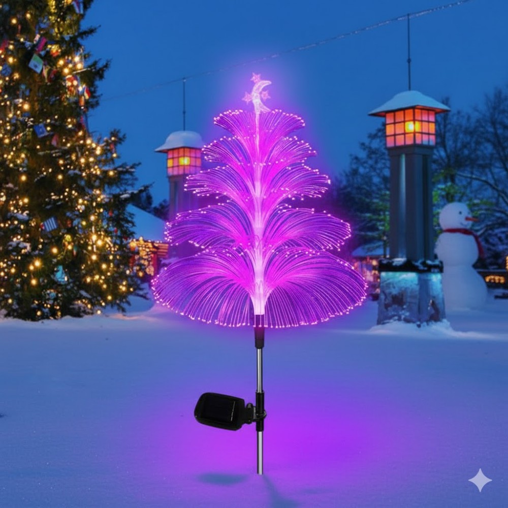 Садовый светильник "Ёлка" солн.панель, SFK-45 Садовый светильник "Ёлка" солн.панель, SFK-45