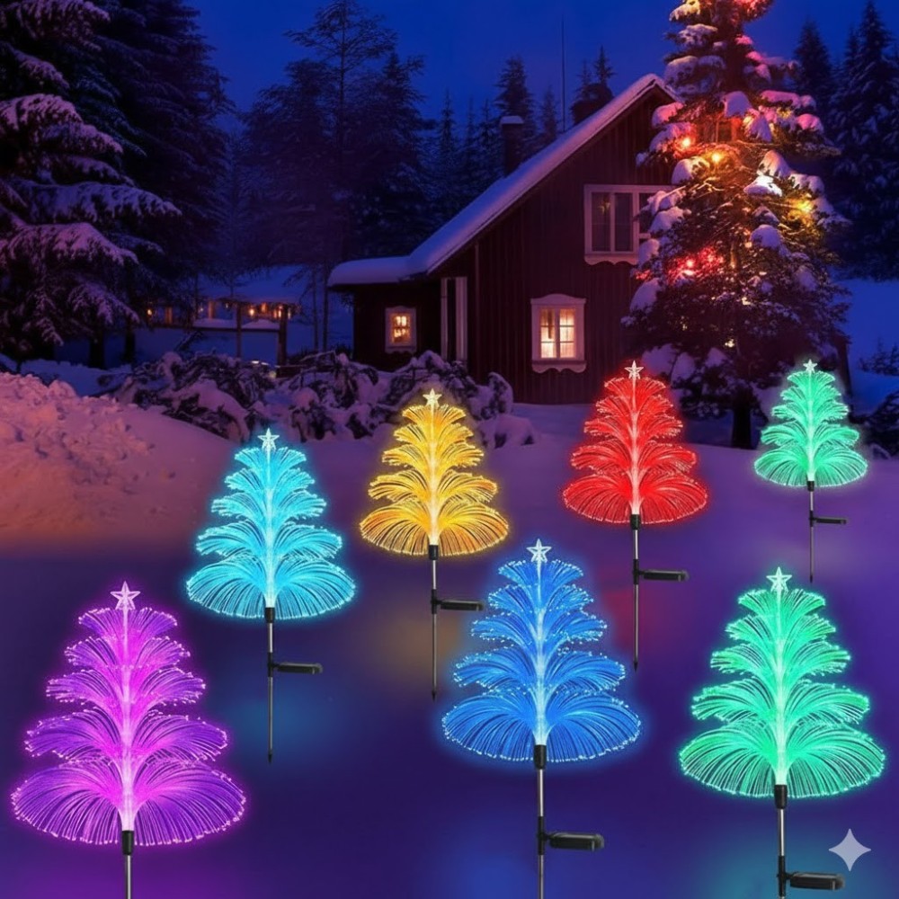 Садовый светильник "Ёлка" солн.панель, SFK-45 Садовый светильник "Ёлка" солн.панель, SFK-45