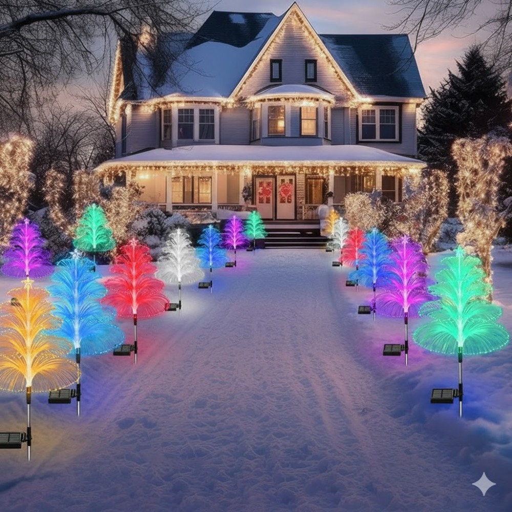 Садовый светильник "Ёлка" солн.панель, SFK-45 Садовый светильник "Ёлка" солн.панель, SFK-45