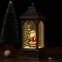 Новорічний сніговий світильник-декор LED «Фонар» HC-D004 з 8 різдвяними мелодіями, USB-кабель, 12.5×11×27.2 см