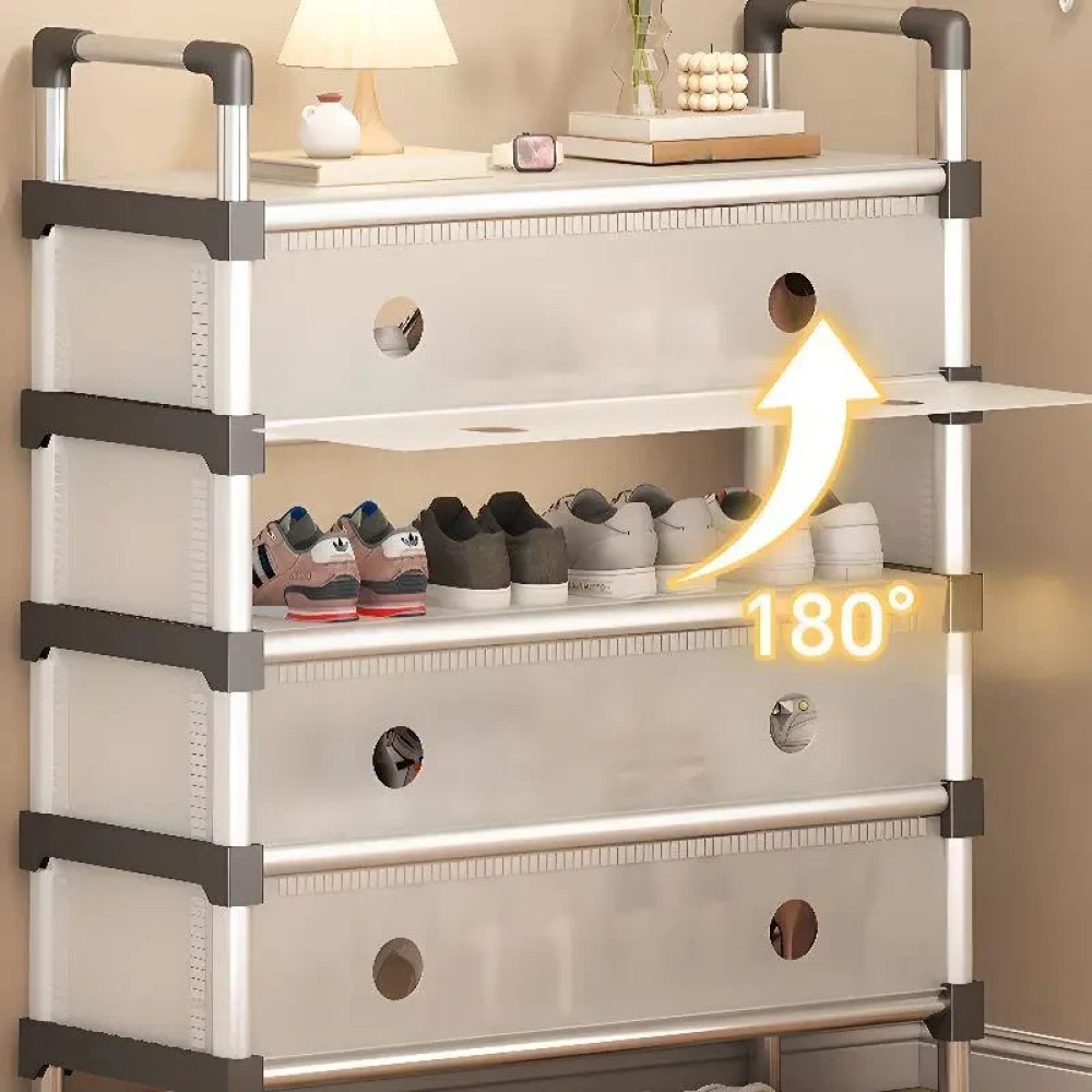 Підлогова пряма 4-рівнева полиця для взуття SKLM-25-LT6205 100х62х29 см Підлогова пряма 4-рівнева полиця для взуття SKLM-25-LT6205 100х62х29 см