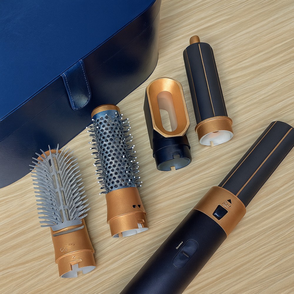 Стайлер 5 в 1 HAIR – мультистайлер с 5 насадками для укладки, Синий выпрямления и объёма волос Стайлер 5 в 1 HAIR – мультистайлер с 5 насадками для укладки, Синий выпрямления и объёма волос