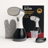 Ручний вертикальний пароутюг для дому та подорожей сірий Zepline ZP-210 3000 Вт, 0.4 л